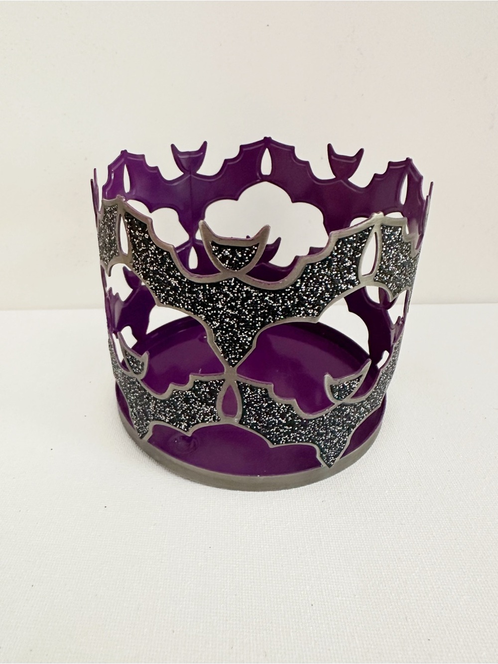 Bath & Body Works Bats Halloween 3 Wick Candle Holder